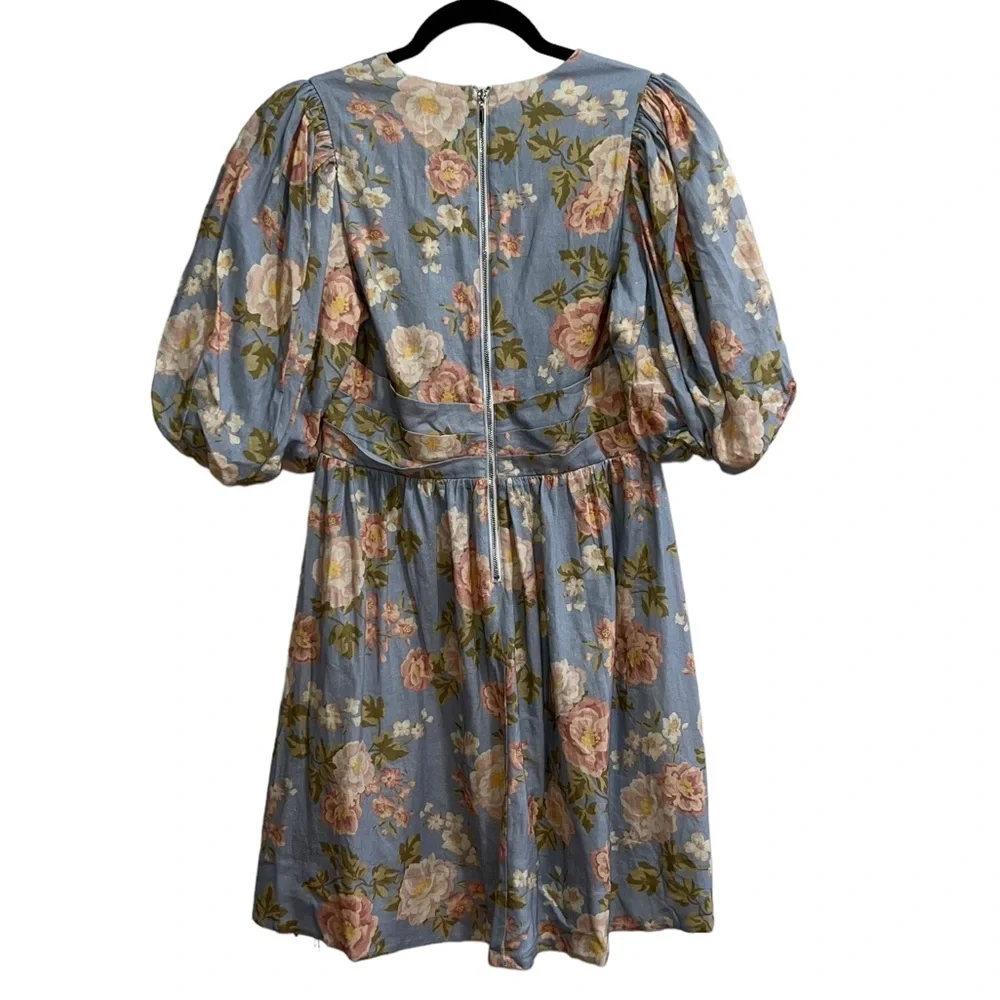 NEW NWT Yumi Kim Gayle Linen Dress In Mellow Brook Crystal Floral Print